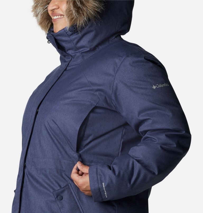 Jachete Parka Columbia Juniper Ridge Omni-Heat Infinity Down Dama Bleumarin | Plus Size QJ80719MZ